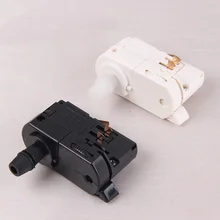 Четыре провода светодиодный светильник направляющая коробка корпус черный белый металл Галогенные Лампы Фитинги трек светильник аксессуары