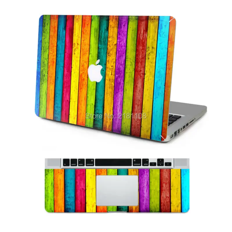Виниловая наклейка с деревянной текстурой, чехол для ноутбука Apple Macbook Pro Air Mac 1" 13" 15 дюймов/Unibody 13 дюймов для ноутбука