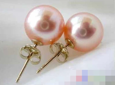 

hot sell new - 1358 PINK SEAWATER PEARL EARRING