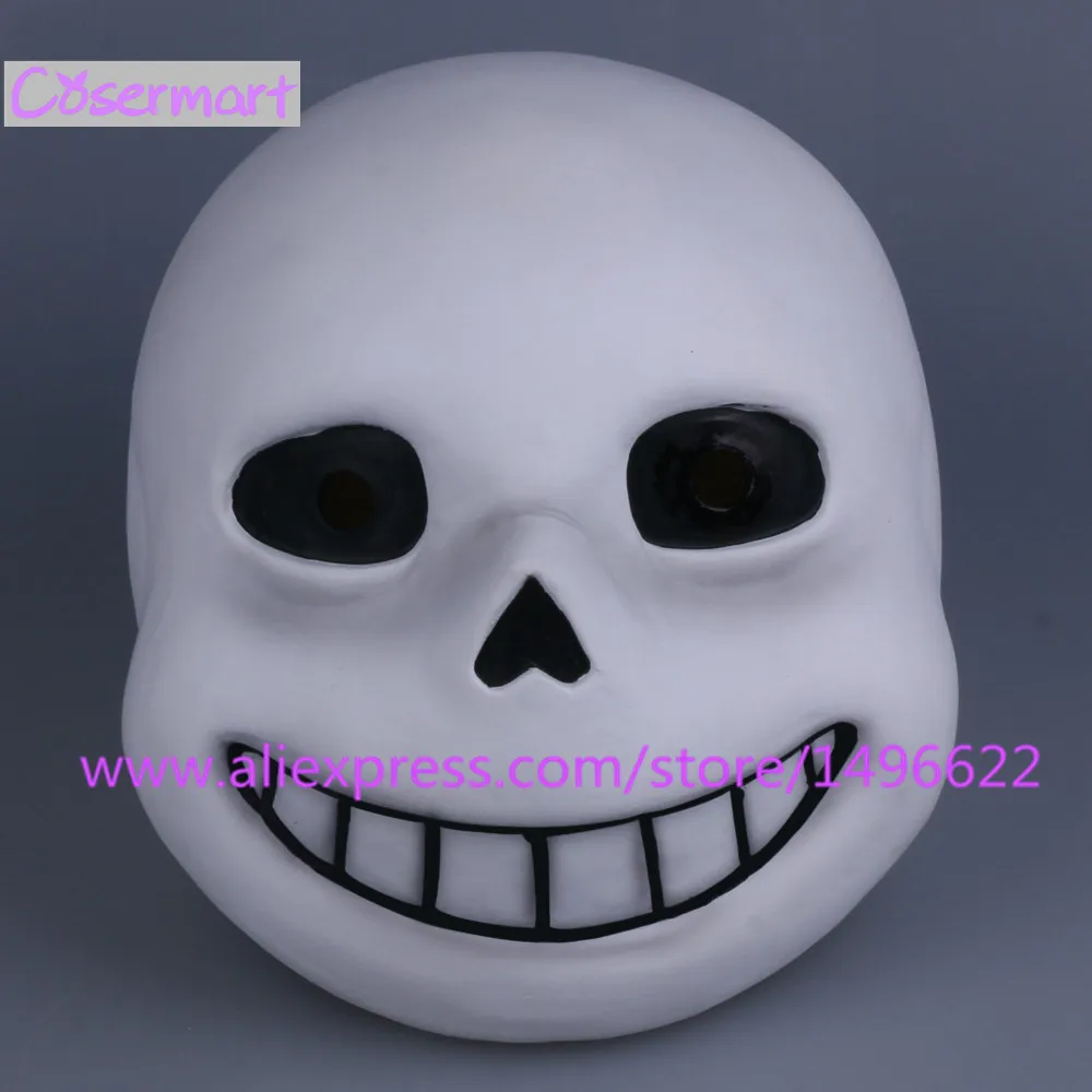 Hot Game Undertale Mask Hard Latex Cosplay Sans Papyrus helmet Full Head Masks Halloween Party Prop (14)