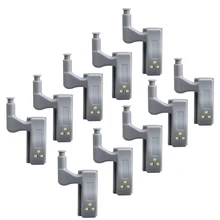 Универсальная светодиодная подсветка под шкаф, внутренняя шарнирная лампа, шкаф, сенсорный светильник, домашний кухонный ночной Светильник