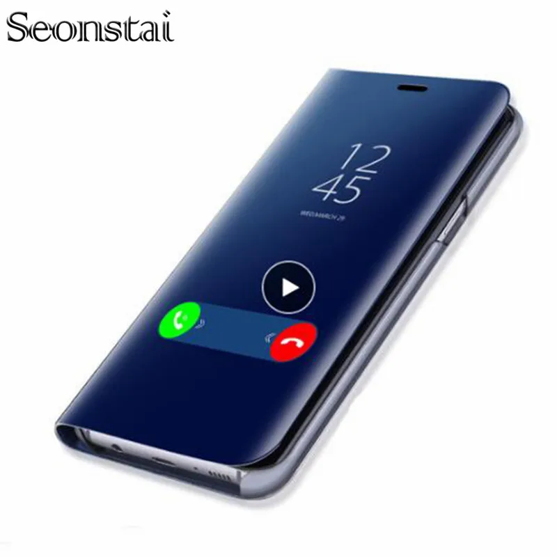 

Smart Mirror Flip Case For Xiaomi Redmi Note 7 5 6 Pro 4X 5A 6A 5 Plus S2 Leather Case for Mi 9 F1 6 6X 5X 8 SE A1 A2 Mix 2 Case