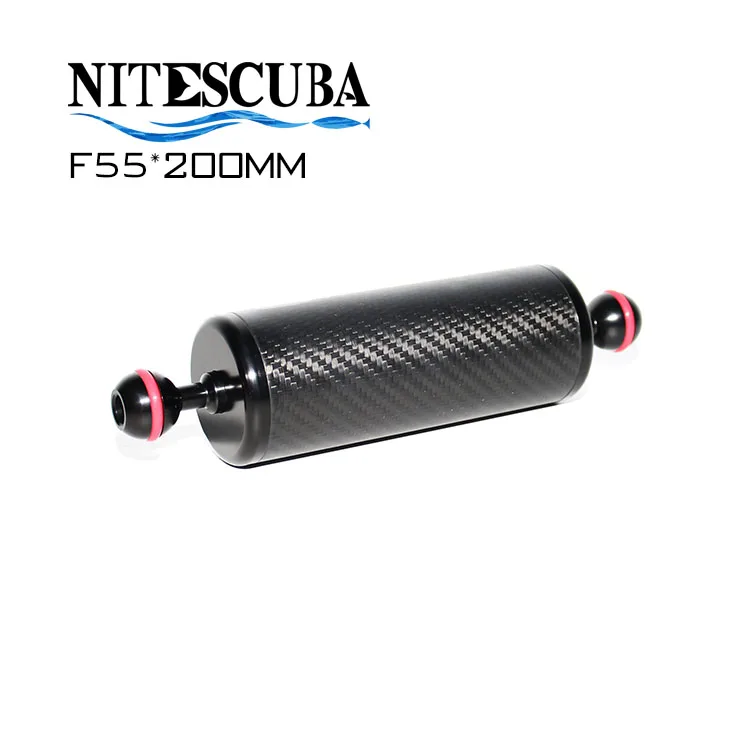 

NiteScuba Diving Carbon Fiber Float Arm Buoy buoyancy for strobe video light tg5 tg4 rx100 camera housing underwater photography