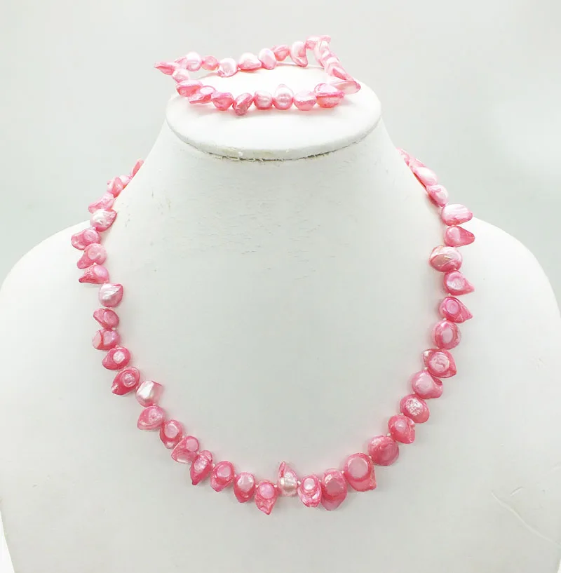 

Promotion! Baroque pearl necklace. Bracelet
