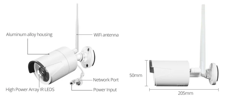 Wetrans CCTV камера системы беспроводной домашней безопасности IP Wi Fi NVR комплект товары теле и видеонаблюдения 1080 P HDD водонепрони