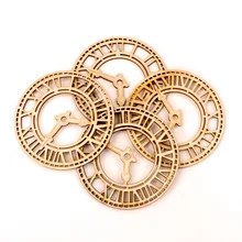 Ретро часы деревянные украшения деревянные изделия ручной работы аксессуары украшения дома скрапбукинги детская живопись DIY 94 мм 1 шт. MZ357