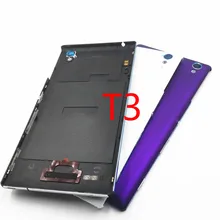 Крышка батареи для sony Xperia T3 D5102 D5103 D5106 задний Чехол DoorT 3 корпус мобильного телефона запасные части для Xperia T3