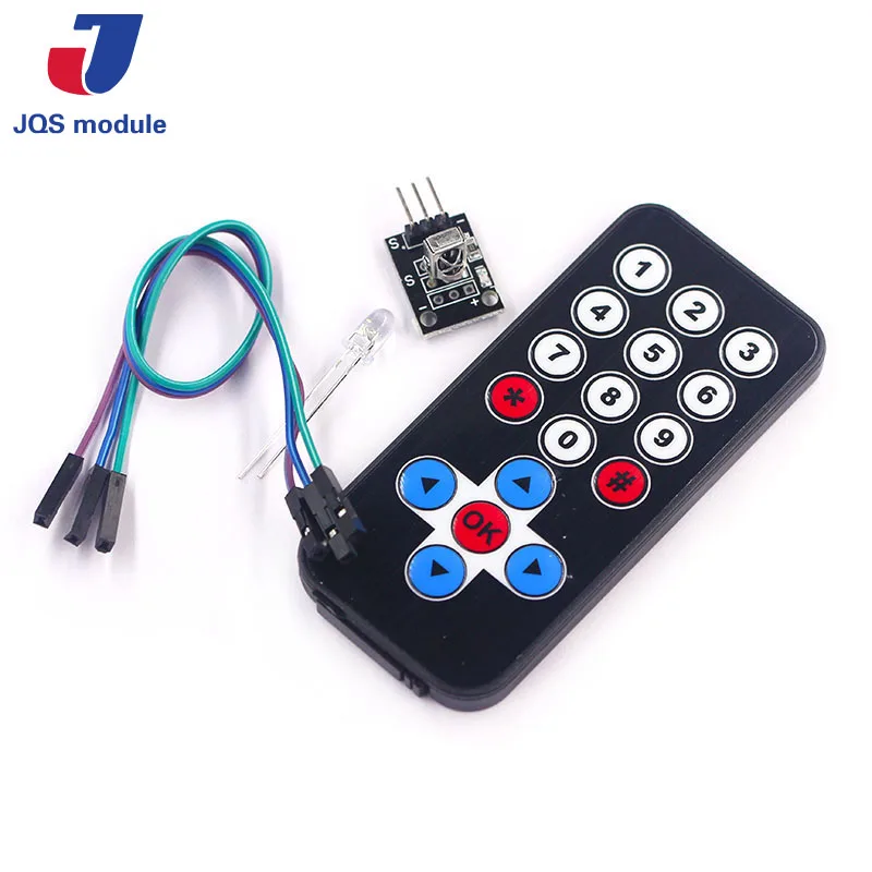 

1LOT Infrared IR Wireless Remote Control Module Kits DIY Kit HX1838 For Arduino Raspberry Pi
