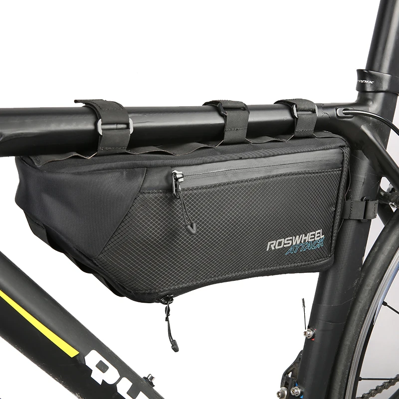Top ROSWHEEL 4L 100% Waterproof Bicycle Bag Bike Accessories Front Frame Tube Triangle Bag Bicycle Cycling Bags 5 Top ROSWHEEL 4L 100% Waterproof Bicycle Bag Bike Accessories Front Frame Tube Triangle Bag Bicycle Cycling Bags 5