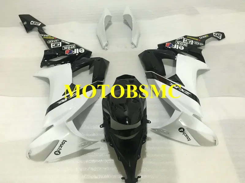 Motorcycle Fairing kit for KAWASAKI Ninja ZX10R 08 09 10 ZX 10R 2008 2009 2010 ABS Top White black Fairings set+Gifts KD21 | Автомобили и