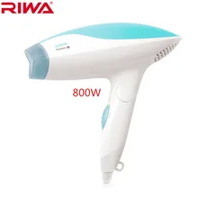 Дорожный фен 800 Вт Складная ручка дома, общежития высушите влажные волосы мягко тепловой баланс высокоскоростной RIWA Q1 220-240 V