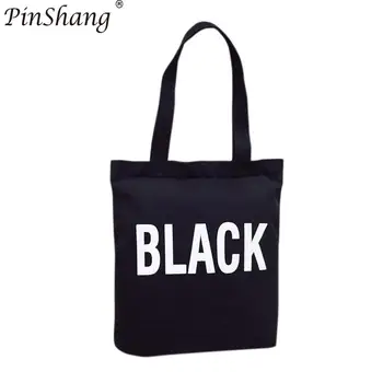 

PinShang Women Girl Canvas Letters Printing Fashionable Stylish Single-Shoulder Bag Travel Casual Hand Bag KZ30