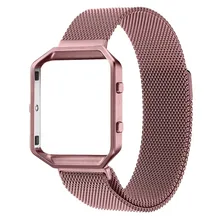 V-MORO Milanese Loop Venda de Reloj Con Marco para Blaze Gimnasio Fitbit Tracker reloj inteligente