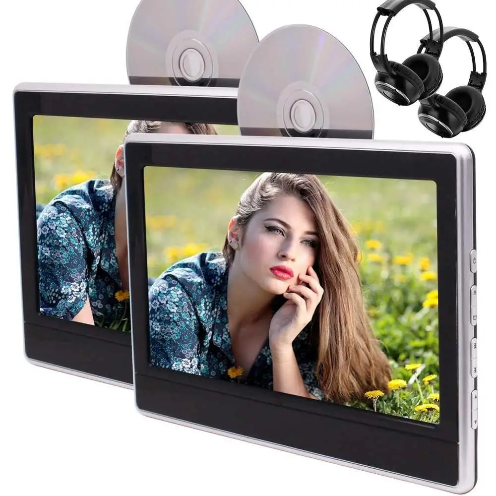 Dual Portable DVDs Player Monitor 11.6'' Support HDMI USB SD FM IR AV
