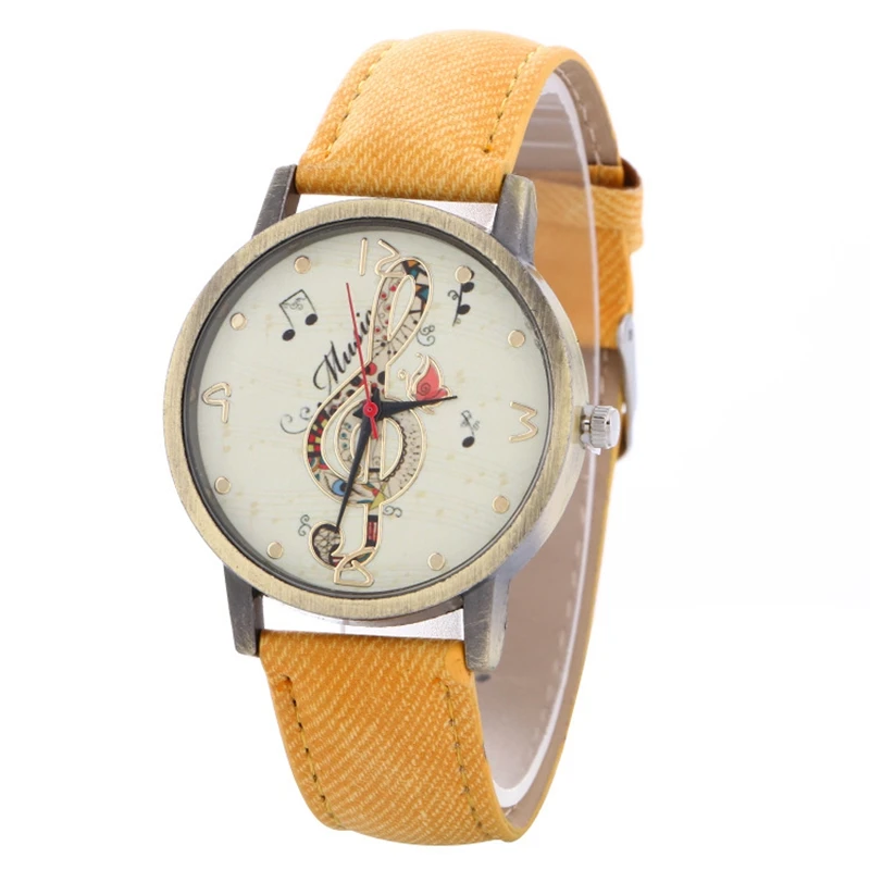 Simulation Leather Relojes Quartz font b watch b font font b Women b font font b