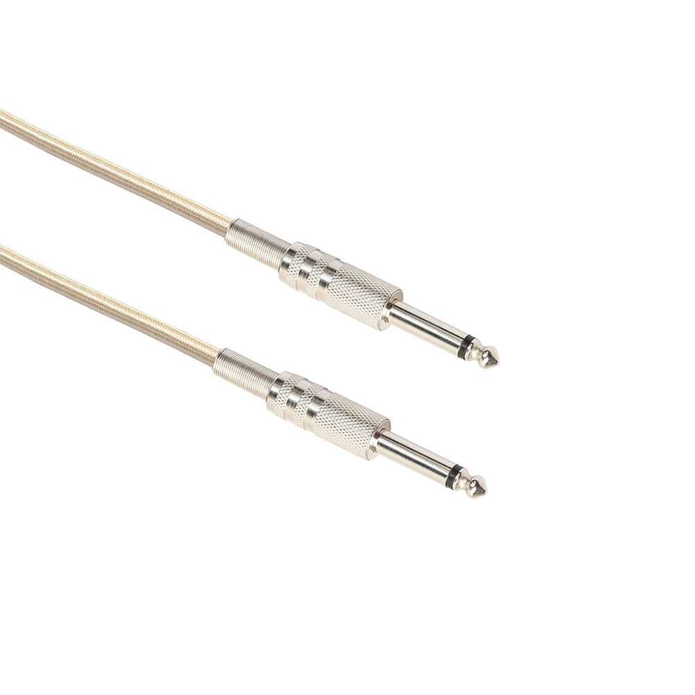 6.35MM Jack Male to Male Audio Cable Mono Electric Guitar Wooden Guitar Microphone Mixer Aux Cable 0.3M/1M/1.8M/3M 6.35MM Jack Male to Male Audio Cable Mono Electric Guitar Wooden Guitar Microphone Mixer Aux Cable 0.3M/1M/1.8M/3M