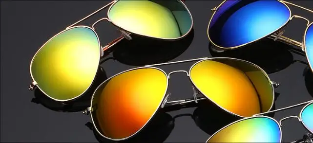Designer Aviation Mirror Sunglasses UV400 HTB1ZInJKFXXXXXNXVXXq6xXFXXXq - Designer Aviation Mirror Sunglasses UV400
