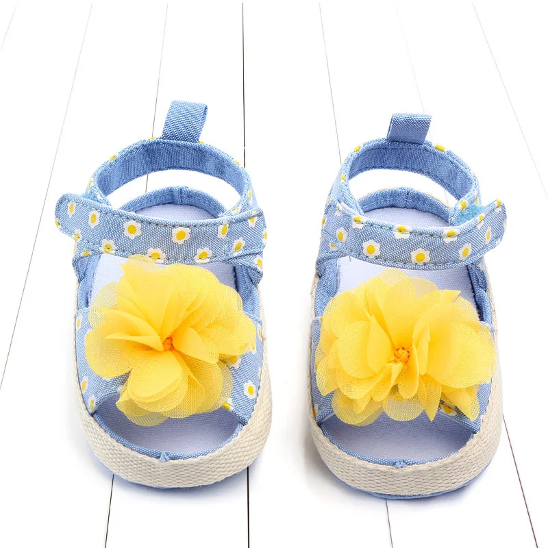 Baby Girl Sandals Summer Non-slip Crib Shoes for Girl (12)