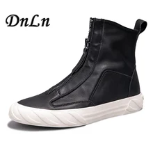 Young Men Genuine Leather Ankle Boots Fashion Autumn Winter Men Suede Leather Shoes Male Casual 4#15/15E50 spring men casual shoes winter male luxury trainers adult ankle boots genuine leather hook loop solid suede flatform sneakers