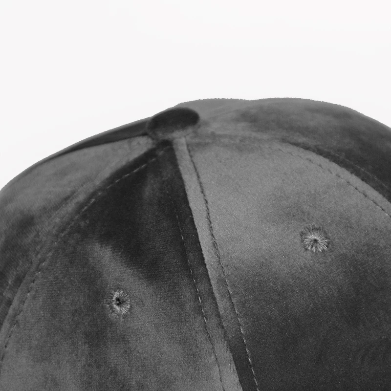 Wearzone 2017 Вельветовая бейсболка женские простые черные Снэпбэк кепки мужские
