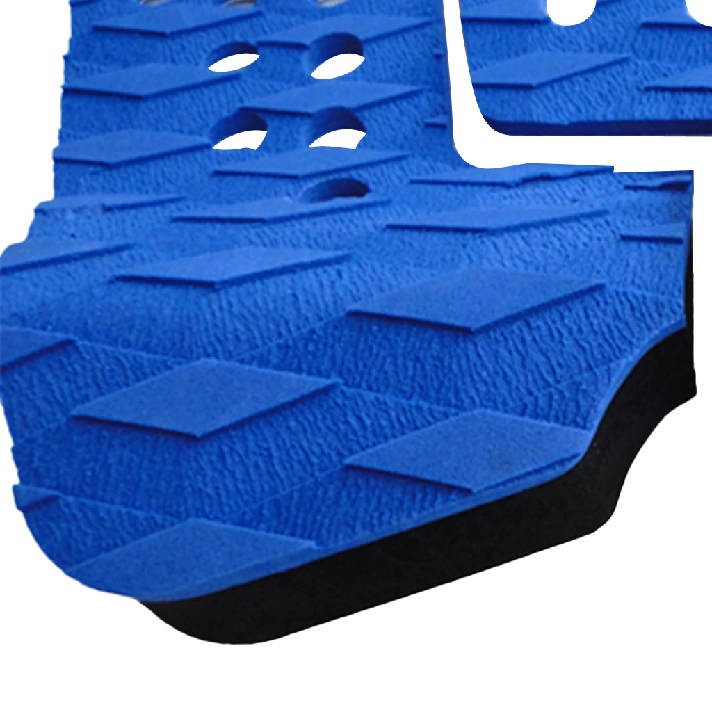 High Quality 3 Pieces / Set Blue EVA Tail Pads Surfboard Deck Grips Traction Surfing Mat Boayboard LongBoard Surf Accessories