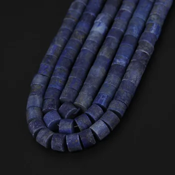

15.5 Inch/Strand,Natural Lapis Rondelle Frosted Beads Pendants Findings,Raw Stones Lapis Matted Loose Beads Charms Jewelry
