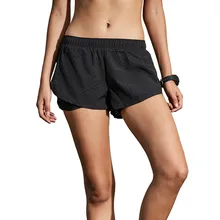 Русалка кривая летняя Беговая короткая женская быстросохнущая Йога двухслойная спортивная короткая уличная спортивная фитнес-шорты