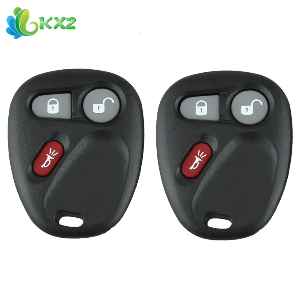2pcs! Keyless Entry Remote Control Car Key Fob Shell Three Button Auto