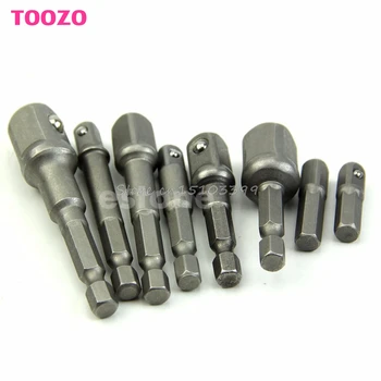 

1/4" 3/8" 1/2"Power Drill Bit Driver Hex Socket Bar Wrench Adapter Extension G08 Whosale&DropShip