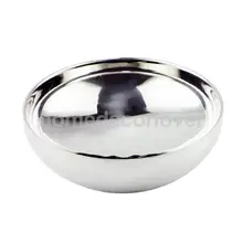 Нержавеющая сталь чаша для лапши удон рамен риса с двойной изоляцией блюдо 19 см