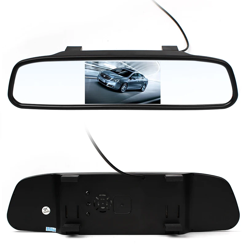 High Quality 4.3 inch Car Monitor LED Rear View Mirror Monitor Camera Video Auto Parking Assistance LED Night Vision Reversing