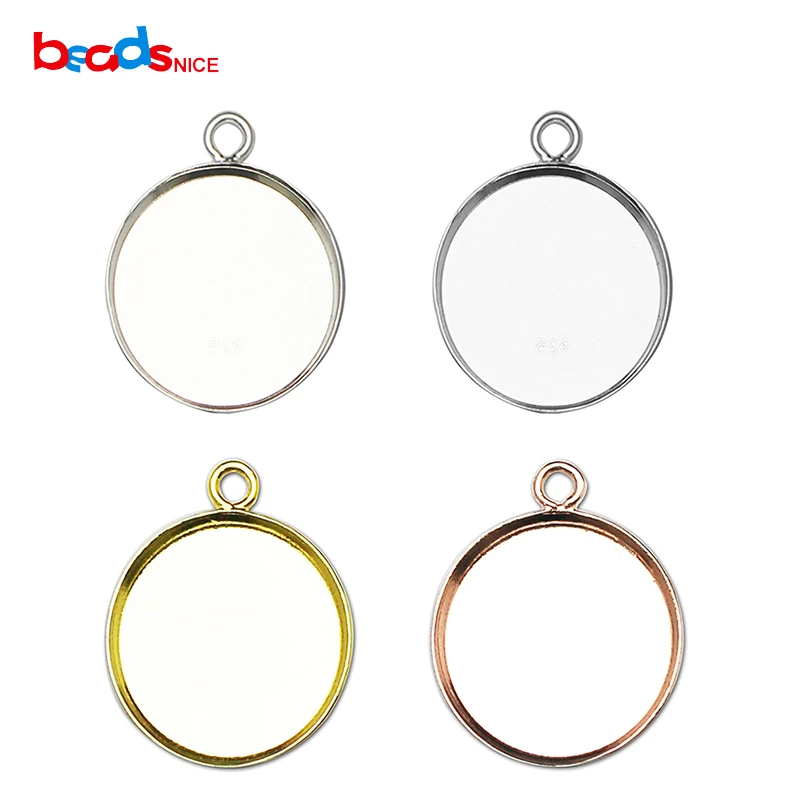 30/%OFSilver plated Blank Pendant Setting,Pendant fit pearl,Personality Necklace Blank Base Setting,Jewelry Unique Base Pearl Wholesale DZ034