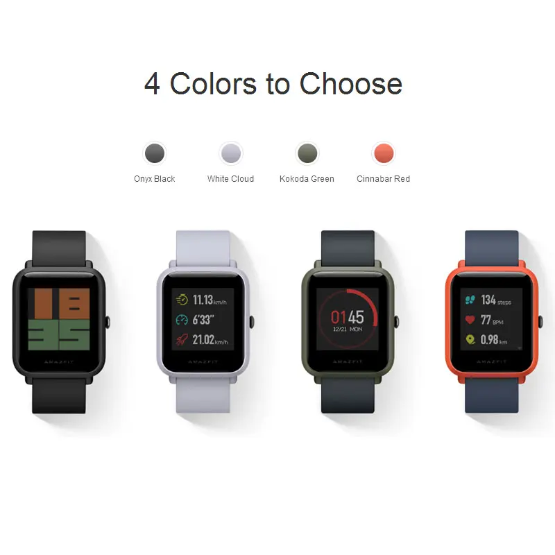 Умные часы Huami Amazfit Bip GPS шагомер трекер сна Push сообщения для Android браслет iOS