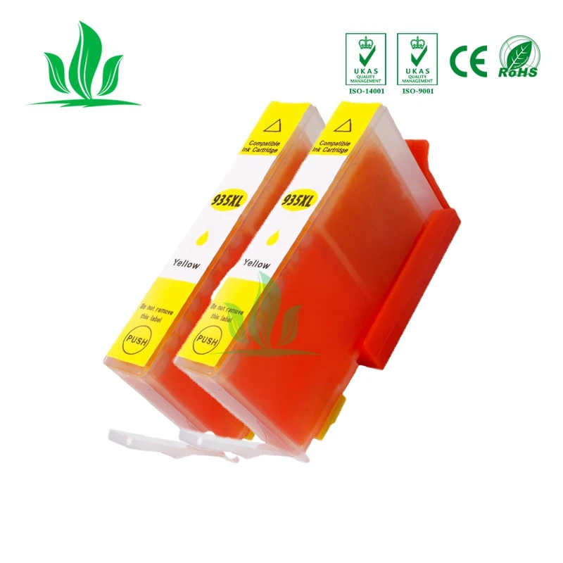 

2 pcs 935 934XL ink cartridge compatiblefor For HP934 HP935 Officejet pro 6230 6830 6835 6812 6815 6820 printer 3