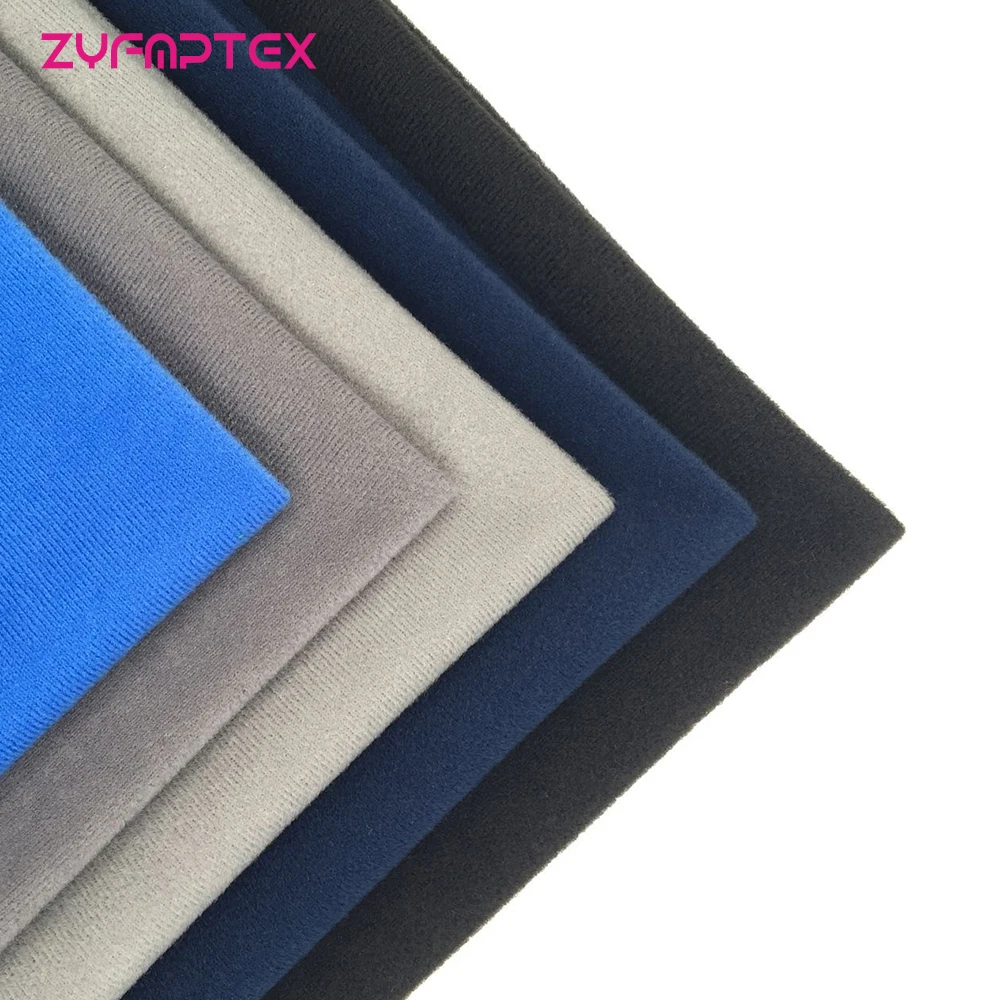 Кукла ZYFMPTEX серого черного и синего цвета флисовая ткань однотонная плюшевая для