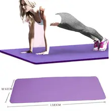 10 мм коврик для упражнений, йоги толстый нескользящий тренажерный зал фитнес прочный Пилатес коврик для медитации