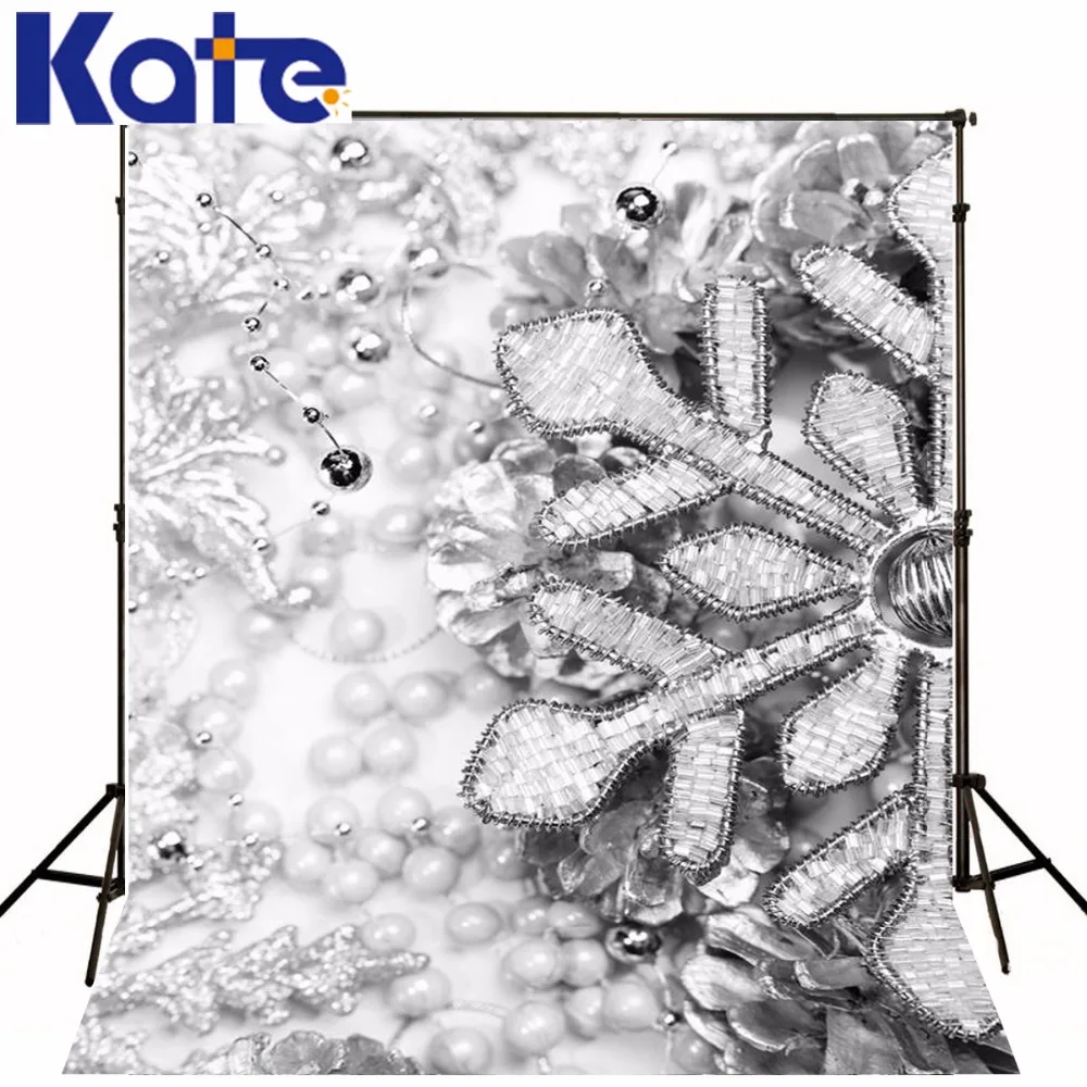 

Backdrop Christmas Snowflakes Necklace Delicate 5X7Ft(1.5X2.2M) For A Photo Shoot Zj