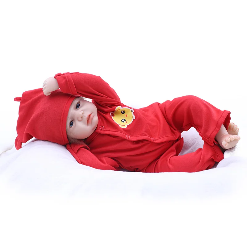 20 дюймов 50 см reborn Детские Мягкие силиконовые реального прикосновения lifelike