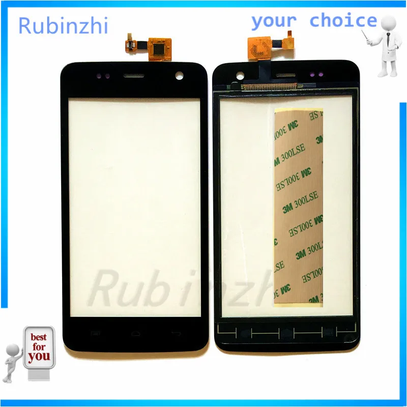 

RUBINZHI Phone Touch Screen Sensor For Explay Vega Touch Panel Front Glass Digitizer Replacement Touchscreen Parts+ 3M Sticker
