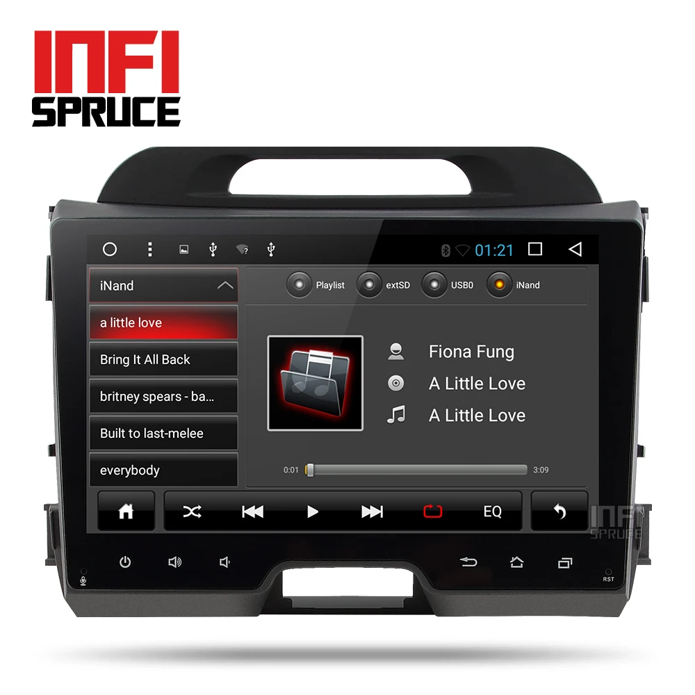 Flash Deal Android 9.0 car dvd for KIA sportage 2007-2010 2011 2012 2013 2014 2015 with car radio stereo multimedia player 2 din navigation 3
