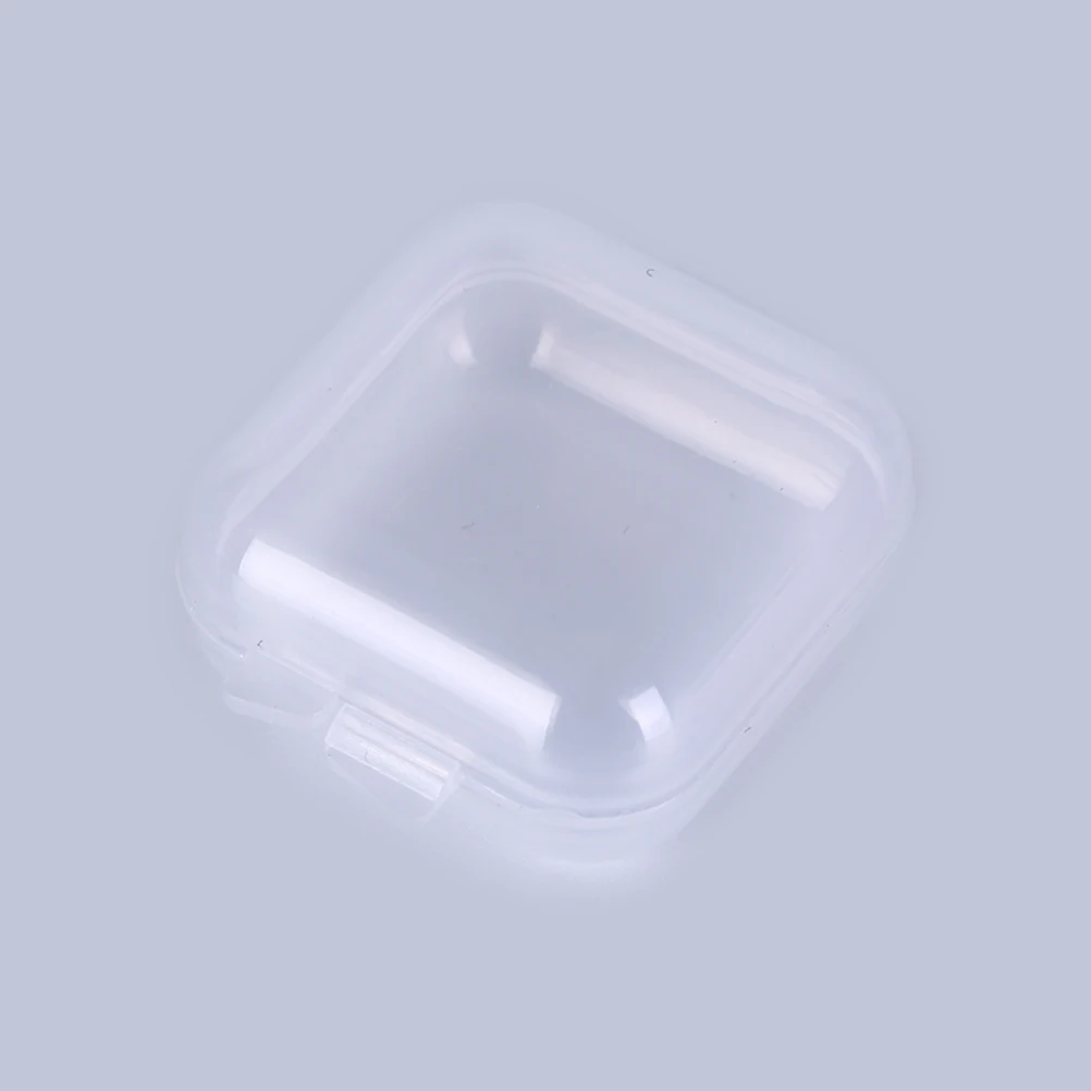 1/10/20 шт Мини Ясно Пластик маленькая коробка ювелирных изделий затычки для ушей ящик для хранения Чехол Контейнер из бисера для мелких предметов, косметики, органайзер подарок - Цвет: 1P