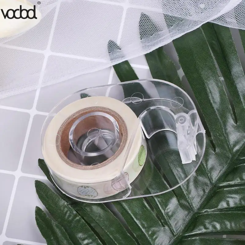VODOOL Прозрачная Лента Резак держатель пластиковый японский диспенсер для бумажной ленты портативная наклейка держатели для хранения офисные принадлежности