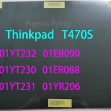 Для Thinkpad T470S черный чехол/ЖК-дисплей крышка FRU 01YT232 01ER090 01YT230 01ER088 01YT231 01YR206