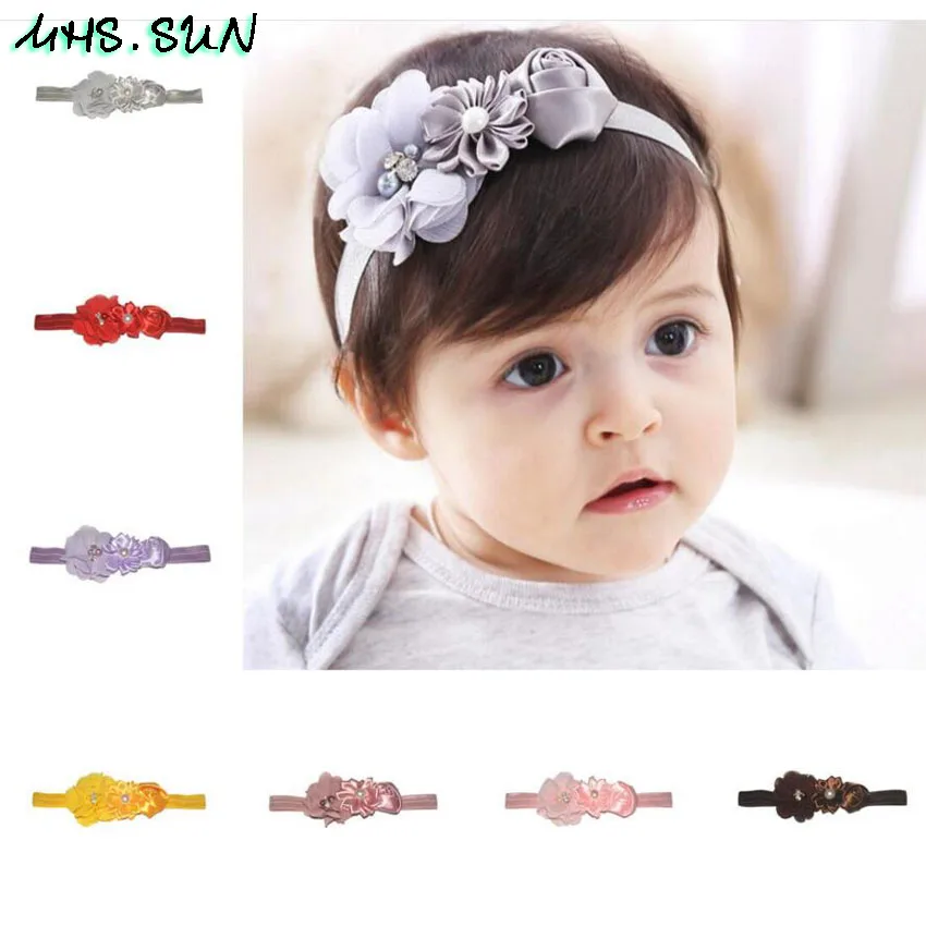MHS.SUN Fashion Design Kids Girls Hairbands Headbands With Flower