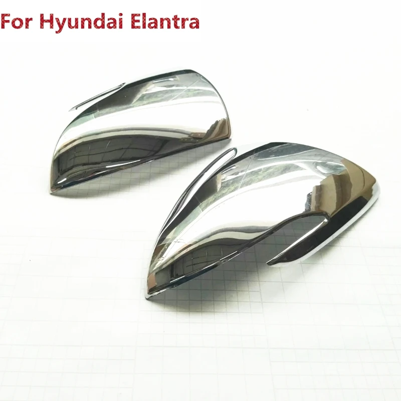 Хромированная крышка зеркала боковой двери подходит для 2016 2017 HYUNDAI ELANTRA AVANTE AD