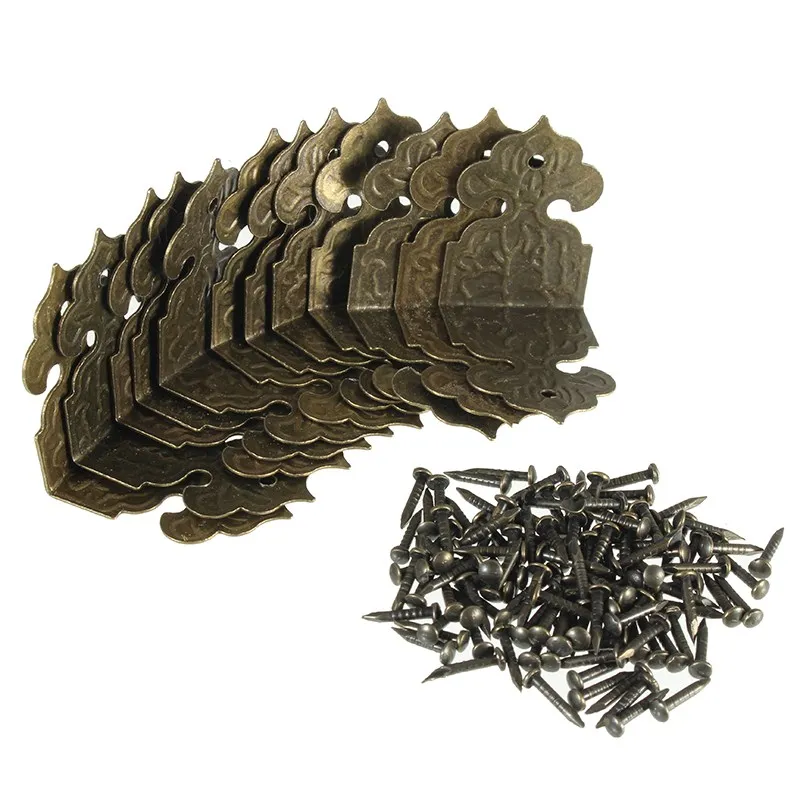 Mtgather 12pcs Decorative Corner Bracket For Furniture Wooden Box Mtgather 12pcs Decorative Corner Bracket For Furniture Wooden Box Feet Protector Corbel Ings Best