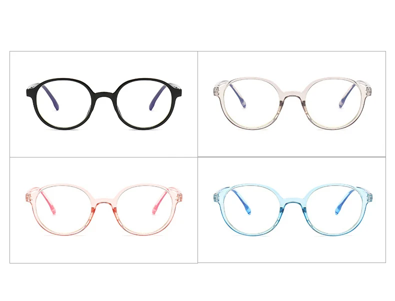 Модные компьютерные очки, оправа, анти-синий светильник, очки, антибликовые очки, оправа, женские круглые прозрачные линзы, очки