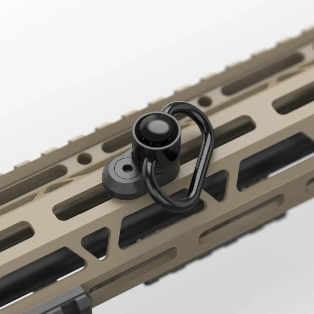 WIPSON M-lok QD Sling Mount Sling шарнирное крепление 1,25 дюйма адаптер крепление для M lok Rail кнопка быстрого отсоединения QD Sling Поворотный