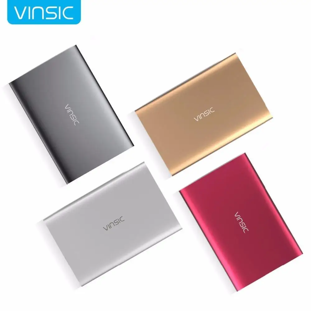 Vinsic M50000 портативное зарядное устройство 20000 мАч Внешнее ультра тонкий двойной USB