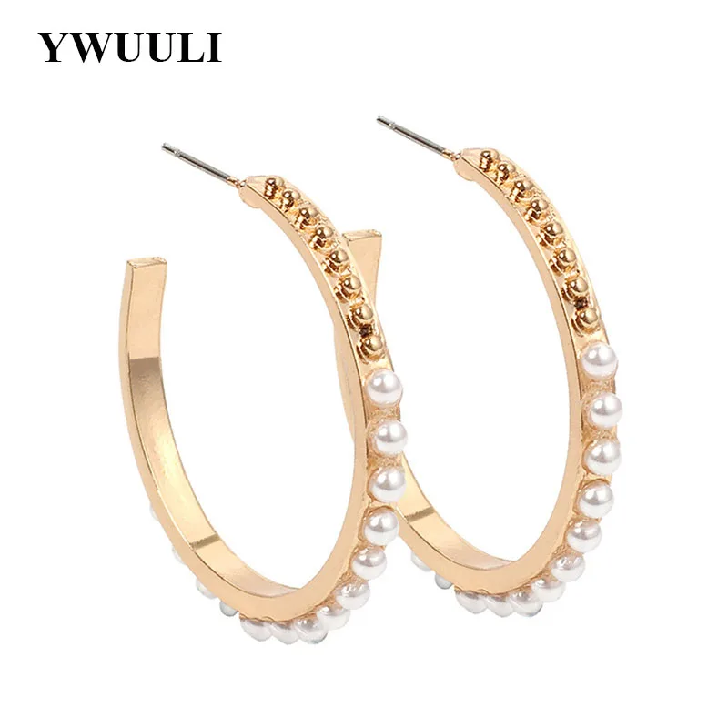 Buy Fashion Korean Style Simulated Pearl Round Circle